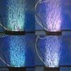 LED-akvariumbobler farveskiftende lampe luftboble sten akvarium boble