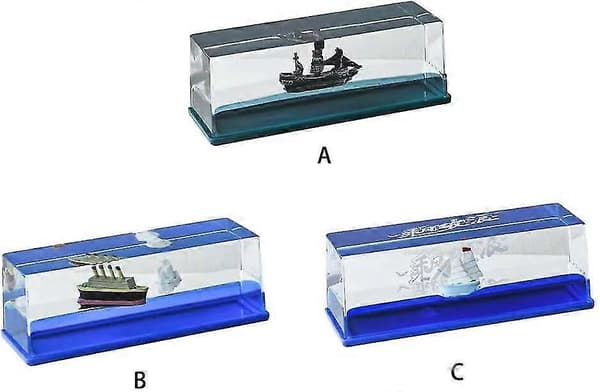Titanic Krydstogtskib Akryl Fluid Drift Flaske Ornament - Udsøgt & Unik Gave, Synker Aldrig