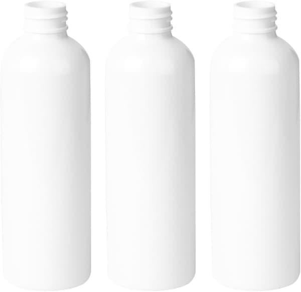 5 st vita 200 ml plastflaskor med klämfunktion för kosmetika
