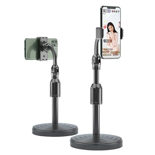 TikTok Live Stream Mobilholder - Stativ/Holder til Mobil Sort【PL】