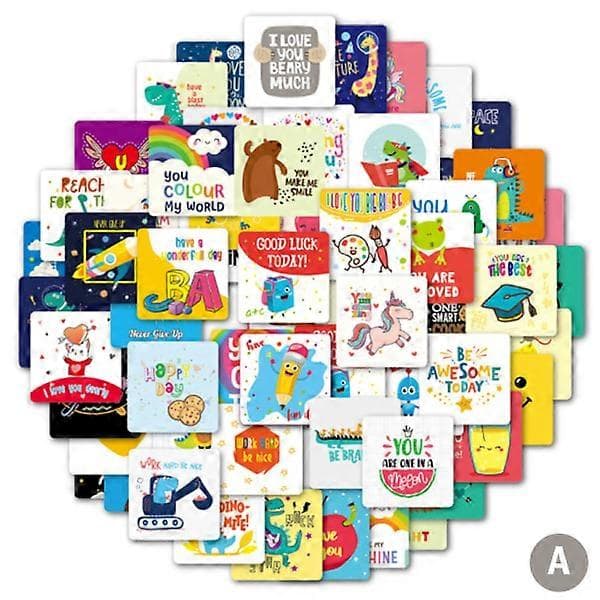 60 madkasseetiketter til børn og madkasseetiketter til Kind A