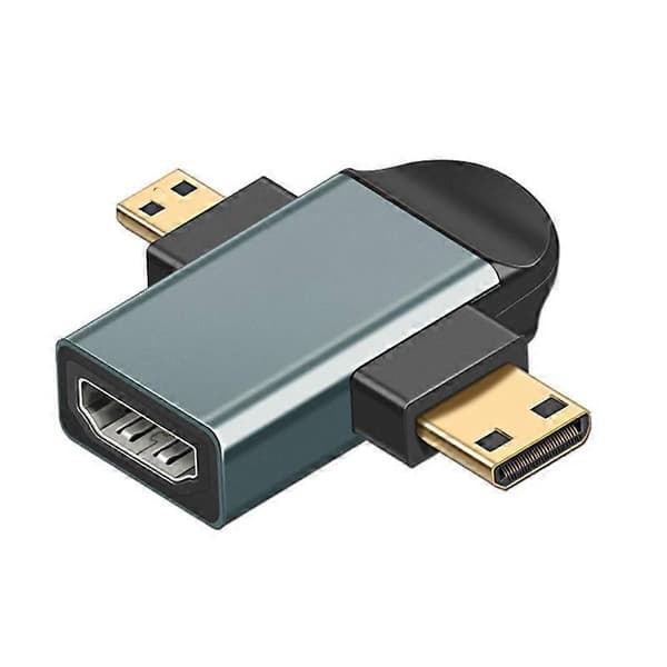 Mini og Micro HDMI-kompatibel hann til HDMI-splitter