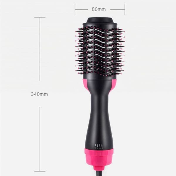 Heated Hair Dryer Brush - Volume Effects