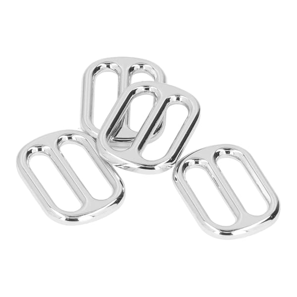 10 st metallspänne zinklegering utsökt utförande mycket hållbart blekfritt brett använt metallskjutspänne silver