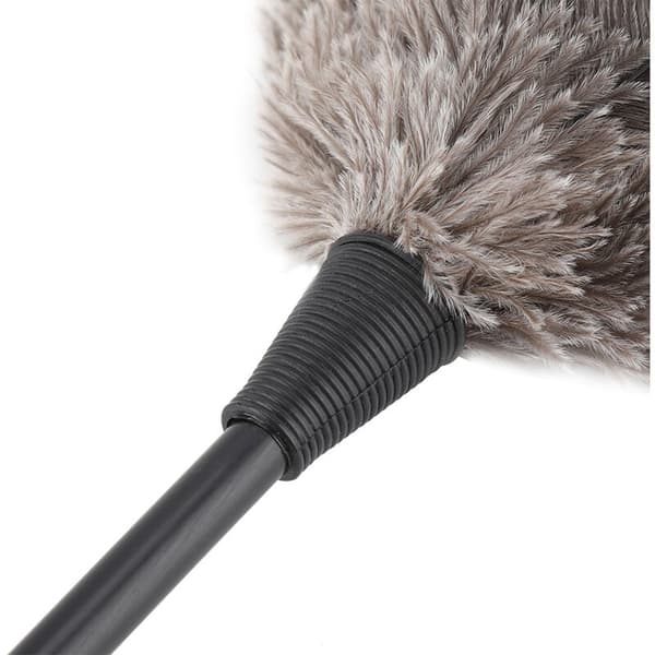 Mini Handmade Washable Reusable Ostrich Feather Duster for Books, Keyboards, Office, Home
