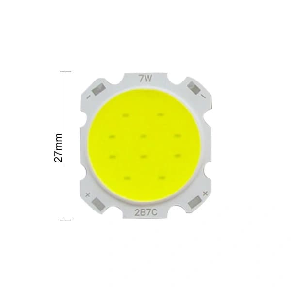 LED-lyskilde Chip Light-Emitting Diode VARM HVIT 7W 7W varm hvit 7W-7W