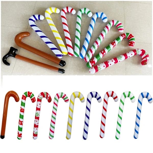 Inflatable Christmas Balloons with Cane STYLE 7 STYLE 7 Style 7