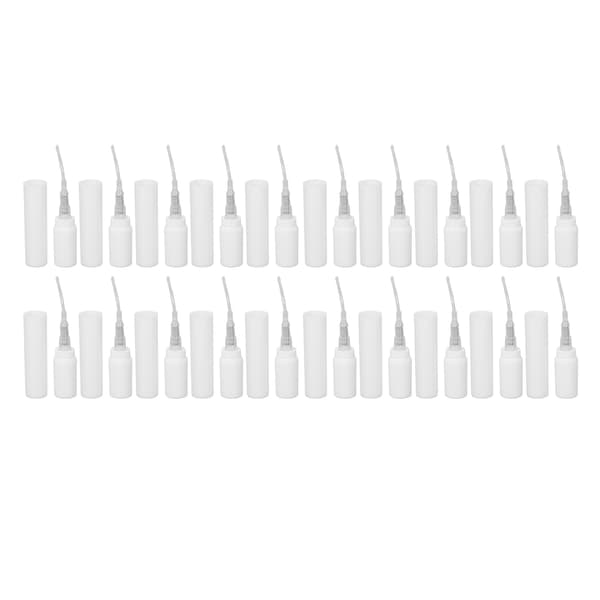 20pcs Miniature Spray Bottle 5ml White ABS Fine Mist Refillable Empty Spray Bottle for Perfume