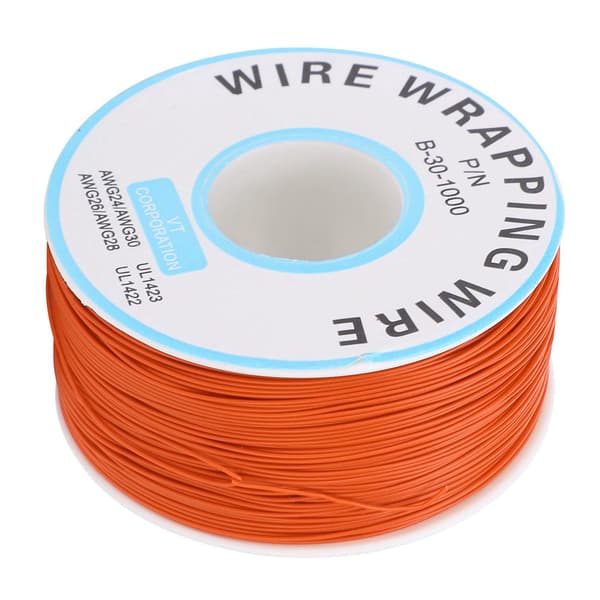 Winding Cable Circuit Board Flying Cable Copper Single Core Line Electronic Connection Cable Orange