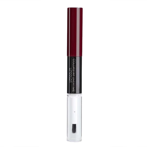 ibcccndc 5ml+5ml Langvarig Makeup Flydende Læbestift Vandtæt Skønhed Dobbelt Læbeglans (01)