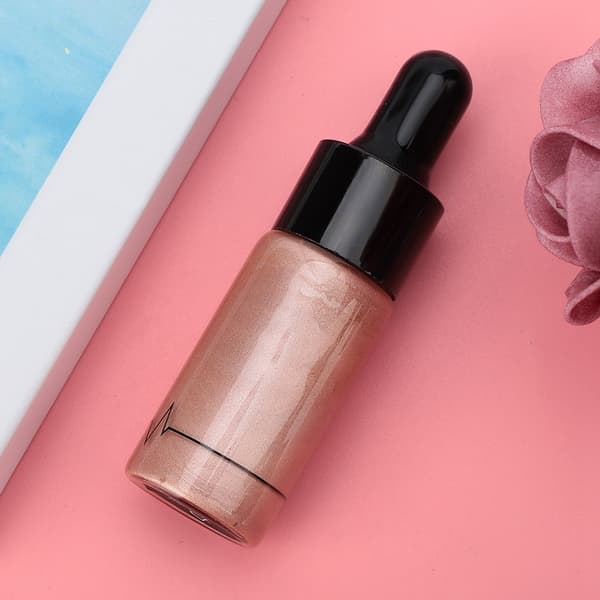 Cremet Glansfuld Flydende Highlighter Ansigt- Læbe Lysende Illuminerende Konturmakeup 03#