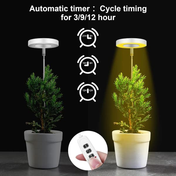 LED Grow Light for Indoor Plants, 9 Levels Adjustable Brightness