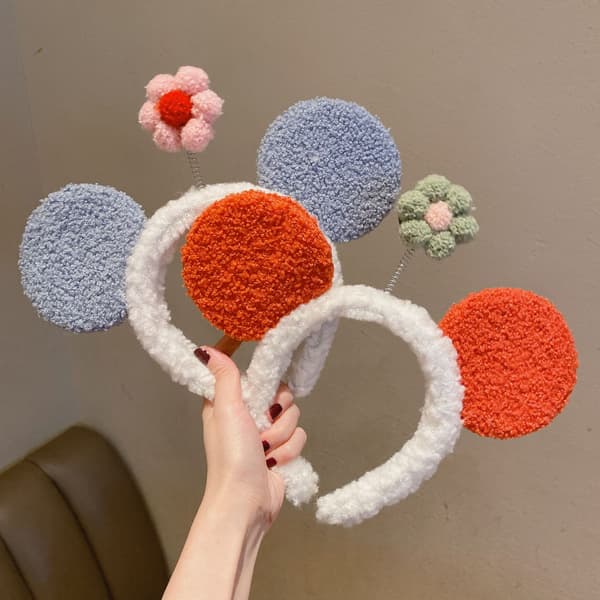 2 stk Mickey Mouse-ører hårbånd til kvinder Hårbånd til kvinder F