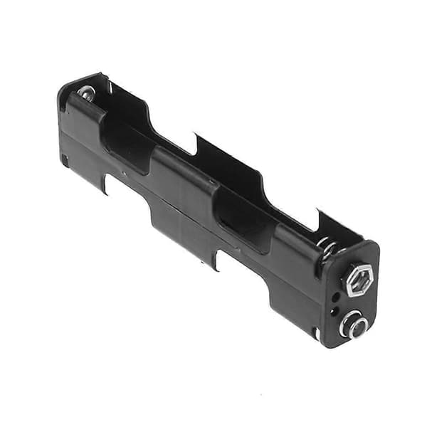 Batteriholder 4 x AA Lang Rem Bagside til Etui 6V Dobbelt Lag Dobbeltsidet Boks