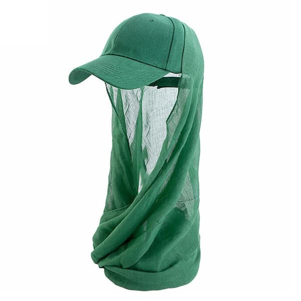 Baseball Cap with Hijab Muslim Baseball Hat KHAKI