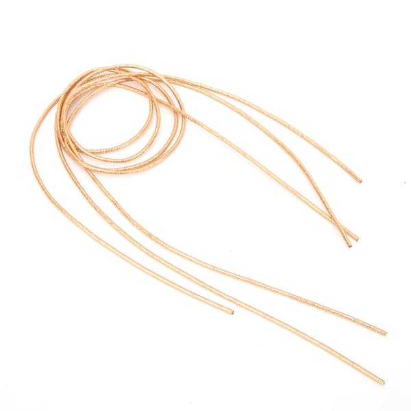 Embroidery Thread Copper Wire Sewing Luster 1.5mm Dia. Manual DIY String Dark Gold