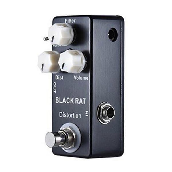 Reliable Black RAT Distortion Pedal High Gain Distortion with LED Indicator