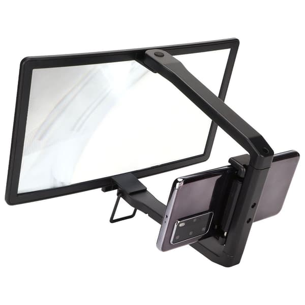 12 tommer telefon skærmforstørrelse, foldbar 3D HD-forstørrelse KLB
