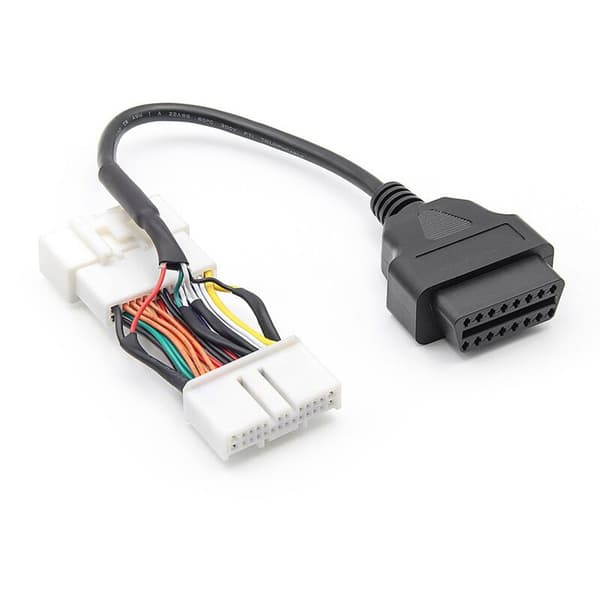 OBD2 Diagnostisk Grensesnittskabel Adapter Sele Kabeladapter Passer for Scan My og TesLAX Model 3