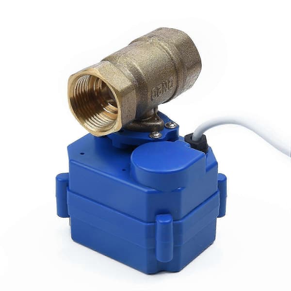 12V DC Elektrisk Motoriserad Kulventil DN20 G3/4 med Mässingskonstruktion