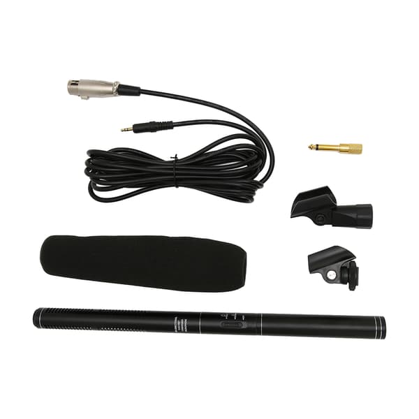 Wired Interview Microphone in Aluminum Alloy, Professional Noise Reduction, Handheld Reporting Microphone