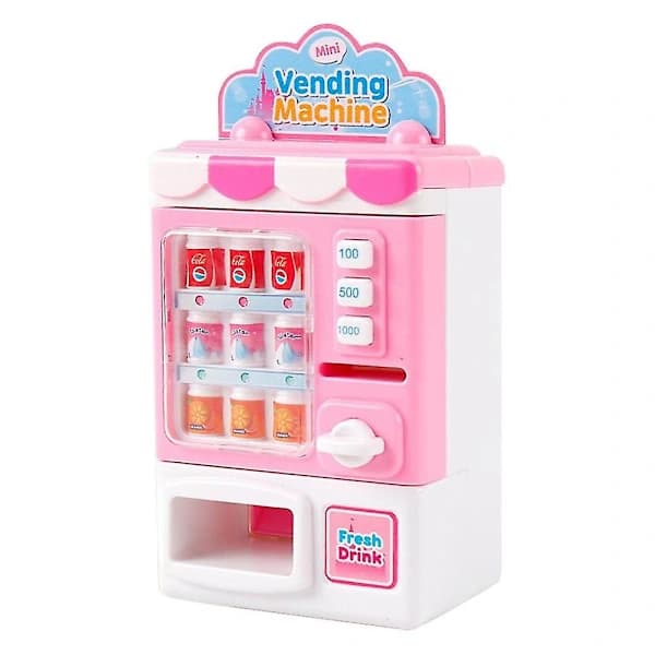Leketøyautomat for barn, drikkeautomat, simuleringsleker for hjemmehandel