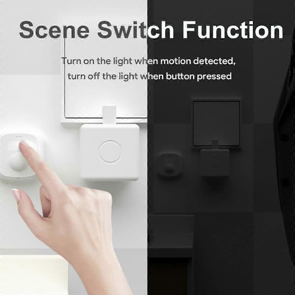 Tuya Bevegelsesdetektor Zigbee Wifi Lyssensor Smarthjemenheter Koblet Scenebryterfunksjon Hjem Kropp PIR Bevegelsessensor Zigbee-versjon Zigbee version