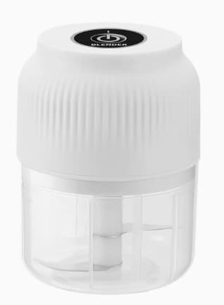 Minimathackare | Elektrisk foodprocessor | Blender | Glasblender | Hvidløgs- og krydderikværn Hvid White