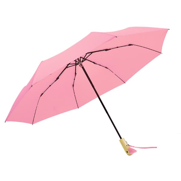 Sun Rain Paraplyer Kompakt Paraply Rejseparaply Holdbart Sammenfoldeligt Paraply Rosa