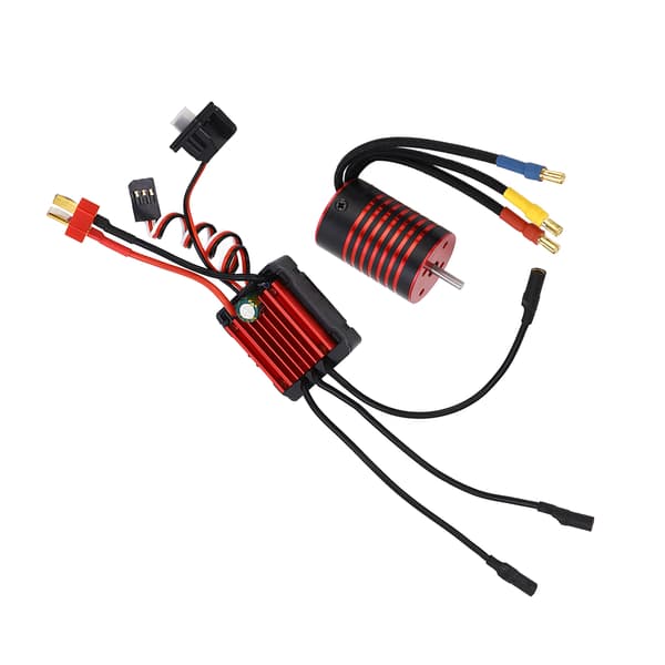 GTSKYTENRC 2838 Sensorløs Børsteløs Motor 35A Børsteløs Smart ESC Sensorløs Motorkombo til 1/14 1/16 RC Bil 4400KV