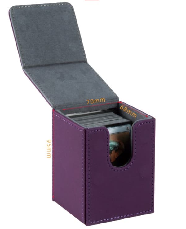 Premium Trading Card Deck Box - Stor størrelse til 100+ kort i sleeves