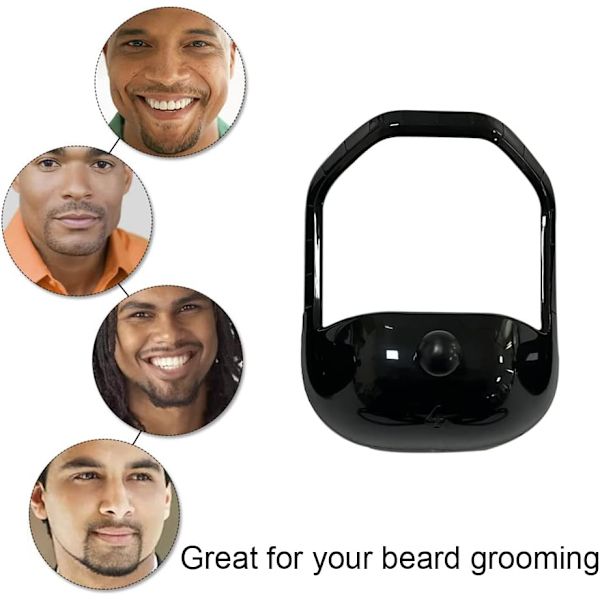 5 Sizes Men's Goatee Grooming Tool Set White Vit