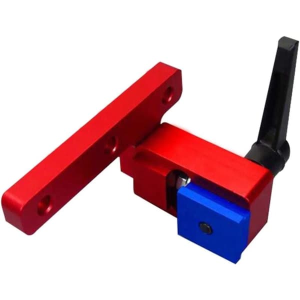 Durable T-track T-rail kit with quick-release handle, compatible with 30mm T-rail, for woodworking and DIY projects