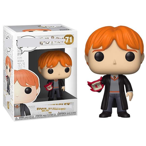 35517 Pop! Harry Potter Ron Howlerilla, Standard, Monivärinen (71)