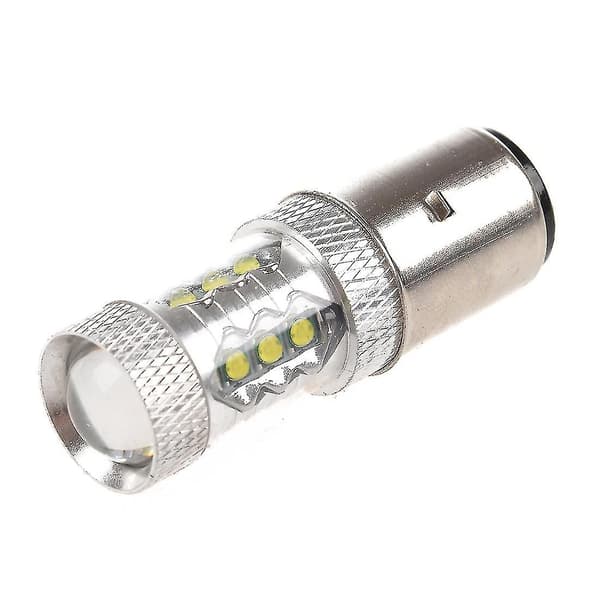 16 * 80W LED Motorsykkel/Moped/Scooter/ATV Frontlys BA20D H6 [DB]