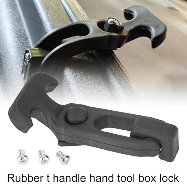Rubber T-Handle Latch Practical Spare Parts Black T-Handle Toolbox Latch for Golf Carts 2pcs 2pcs