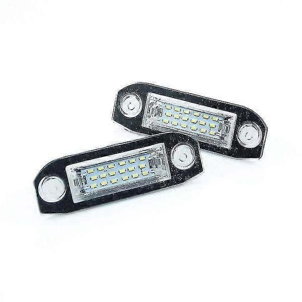 Par LED-nummerpladelygter til Volvo C70 S40 S60 S80 V50 V60 V70 Xc60 Xc70 Xc90