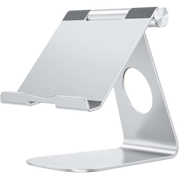 Justerbar Tablettstativ Holder iPad Stativ Aluminium Skrivebord Dock Kompatibel med iPad Air 4/Mini Ny