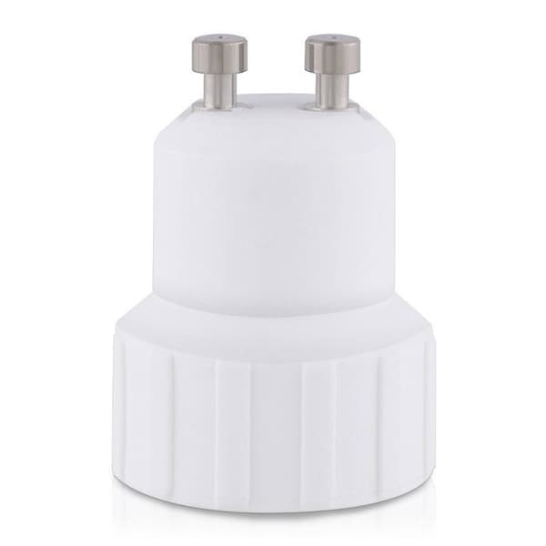 4-stikadapter - GU10 til E14 fatningskonverter - Bajonetbase lampeholderadapter til halogen-LED