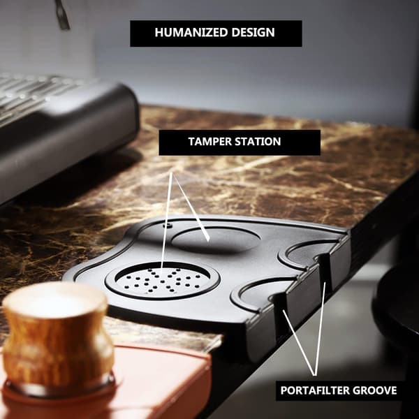 Silicone Corner Tamping Mat (Coffee Cat) DXGHC