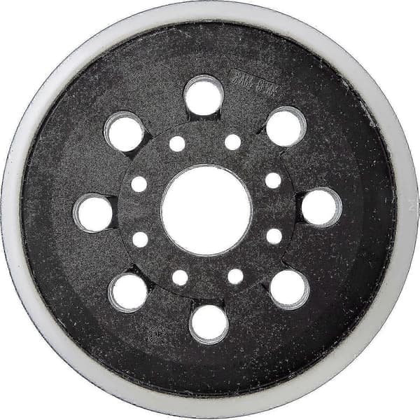 Middels hard slipepute for GEX 125-1 AE, 5 hull, erstatningsplate med borrelås [DB]