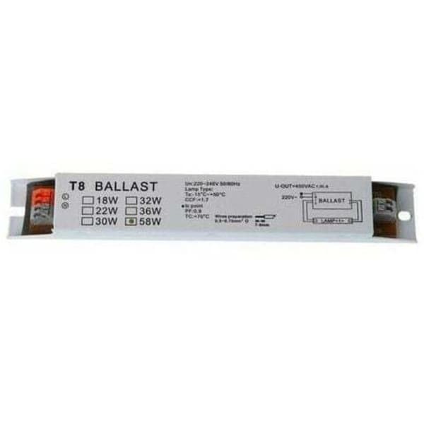 T8 220-240V AC 2x58W Bredspennings Elektronisk Forkobling Fluorescerende Lampe Forkobling Elektroniske Forkoblinger