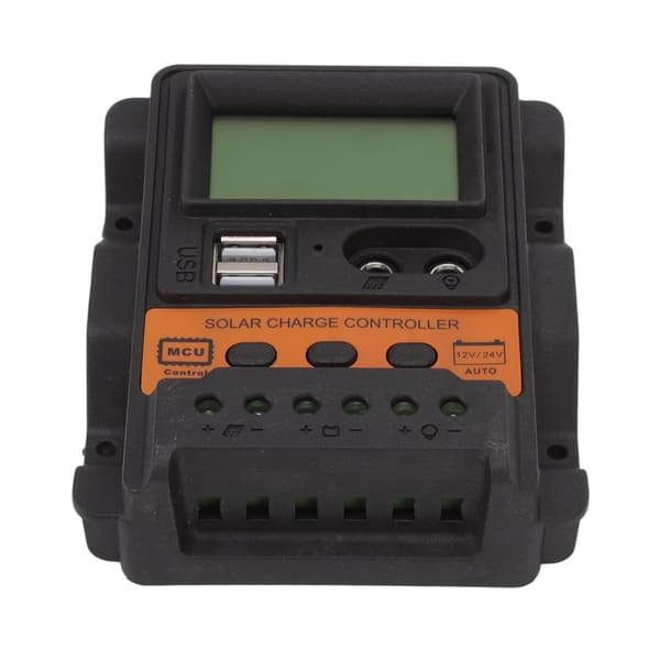12V 24V kaksois-USB-aurinkolataussäädin PWM aurinkosähkö KLB