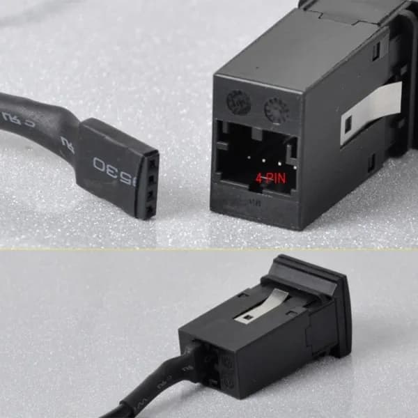 AUX-lydkabelstik med ledning til VW Golf MK5 MK6 Jetta RCD310[pl]