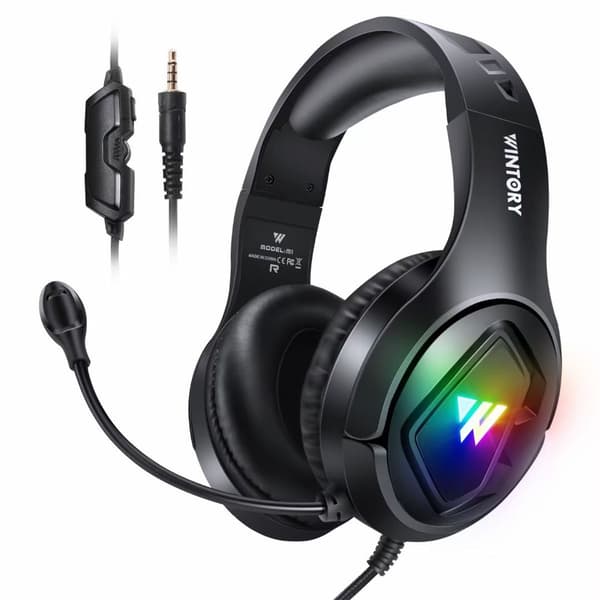 Hovedtelefoner, Hovedtelefoner Kablet Subwoofer Computer Hovedtelefoner Gaming Hovedtelefoner