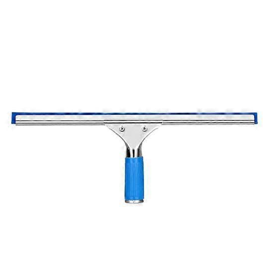 Professional Window Squeegee with Rubber Lip, Long Handle, Bathroom Shower, Window Wiper, Glass Cleaning Tool Blue 40cm blue 40cm