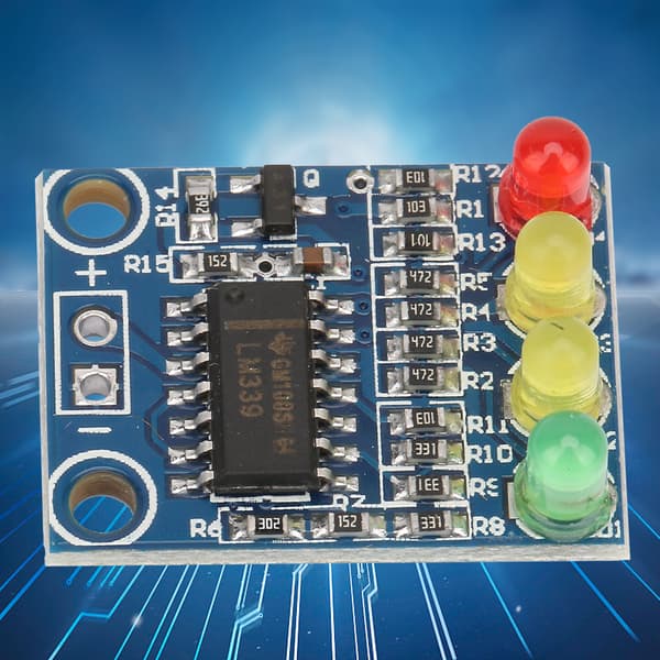 12V Batteri 4 Cifre Batteriindikator Modul Strømkapacitet LED Lys Indikator Modul