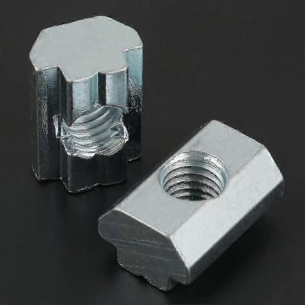 20 st Standard glidmutter för aluminiumprofiltillbehör (T-mutter typ 40 M8)