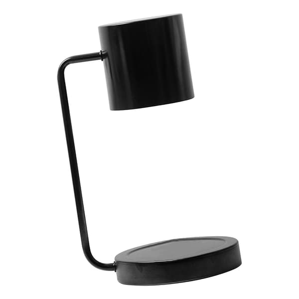 Scented Candle Warmer Dimmable Electronic Scented Candle Lamp Lantern with Stepless Dimmer Switch for Bedroom Bedside Decoration Cn 220v (Black)