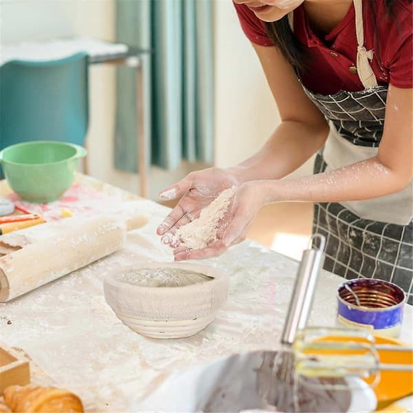 5-inch Banneton Bread Basket Round Dough Sourdough Proofing Basket Dough Proofing Bowls with As Shown As Shown